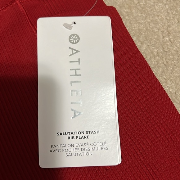 Athleta NWT Salutarion Stash Rib Flare XS - Picture 6 of 11